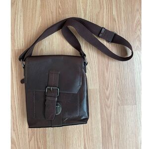 Brown Leather Crossbody Bag